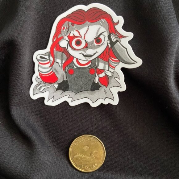 Exclusive Set Bundle of 8 Disney Horror Halloween Goth Vinyl Stickers - Picture 3 of 16